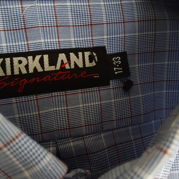 Men's long sleeves dress shirt Size 17 33 - Picture 2 of 6